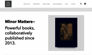 Minormattersbooks.com thumbnail