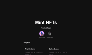 Mint-nfts.page thumbnail