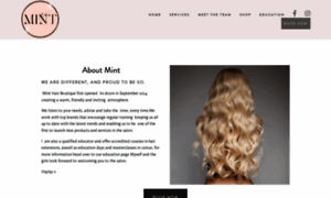 Minthairboutique.co.uk thumbnail