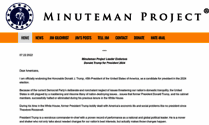 Minutemanproject.com thumbnail