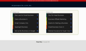 Mipasaporte.com.mx thumbnail