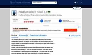 Mirabyte-screen-ticker.software.informer.com thumbnail