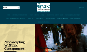 Miraclesconsignmentshop.com thumbnail