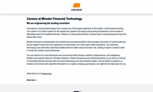 Mirador-financial.workable.com thumbnail
