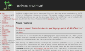 Mirbsd.org thumbnail