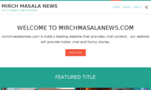 Mirchmasalanews.com thumbnail
