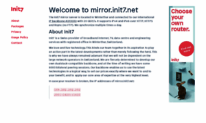 Mirror.init7.net thumbnail