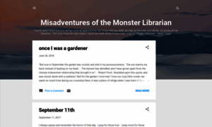 Misadventuresofmonsterlibrary.blogspot.com thumbnail