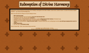 Misc.redemptionofdivineharmony.net thumbnail