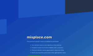 Misplace.com thumbnail