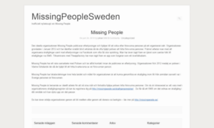 Missingpeoplesweden.se thumbnail
