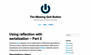 Missingquitbutton.wordpress.com thumbnail