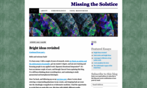 Missingthesolstice.wordpress.com thumbnail