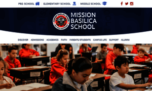 Missionbasilicaschool.org thumbnail