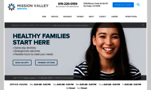 Missionvalleydentists.com thumbnail