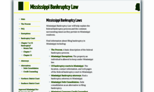 Mississippibankruptcylaw.com thumbnail