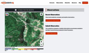 Missoulaavalanche.org thumbnail