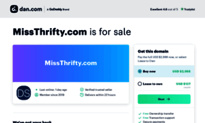 Missthrifty.com thumbnail