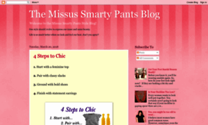 Missussmartypants.blogspot.com thumbnail