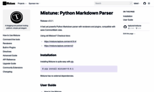 Mistune.readthedocs.io thumbnail