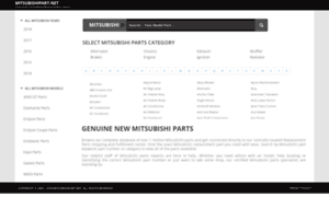 Mitsubishipart.net thumbnail