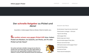 Mittel-gegen-pickel.de thumbnail