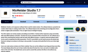 Mixmeister-studio.informer.com thumbnail