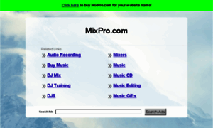 Mixpro.com thumbnail