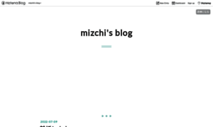 Mizchi.hatenablog.com thumbnail