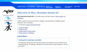 Mizu-shotokan-karate-do.org.uk thumbnail