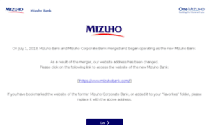 Mizuhocbk.com thumbnail