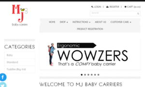 Mjbabycarriers.com thumbnail