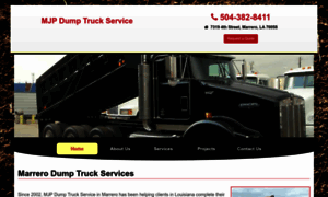 Mjpdumptruckservice.com thumbnail