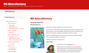 Mk-naturalharmony.com thumbnail