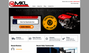 Mklreconditionedengines.co.uk thumbnail