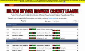 Mkmidweekleague.play-cricket.com thumbnail