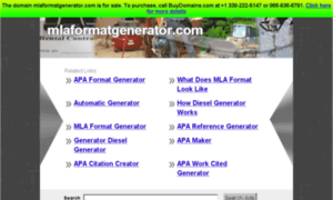 Mlaformatgenerator.com thumbnail