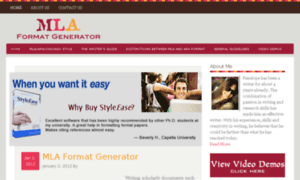 Mlaformatgenerator.org thumbnail