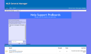 Mlbgeneralmanager.proboards.com thumbnail