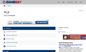 Mlbschedule2015.org thumbnail