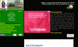 Mlbschedule2017.org thumbnail