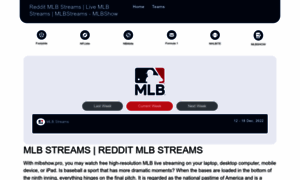 Mlbshow.pro thumbnail