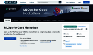 Mlopsforgood.devpost.com thumbnail