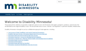 Mndisability.gov thumbnail