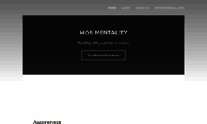 Mob-mentality-awareness.weebly.com thumbnail