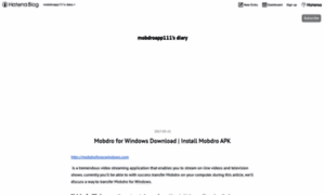 Mobdrowindowspc.hatenablog.com thumbnail