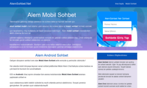 Mobil.alemsohbet.net thumbnail