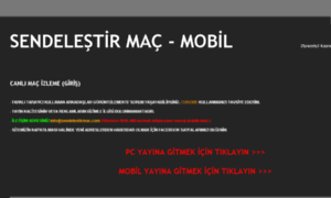 Mobil.sendelestirmac.com thumbnail