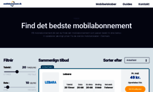 Mobilabonnement.dk thumbnail