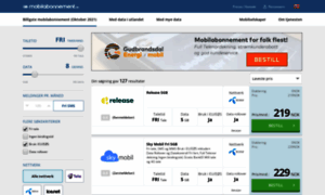 Mobilabonnement.no thumbnail